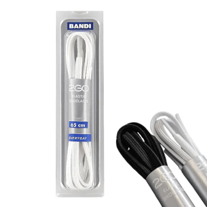 Huvudbild 2GO Elastiska skosnören, 65 cm