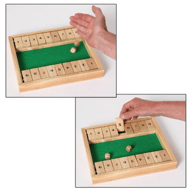 Huvudbild Klaffspelet (Shut the box)