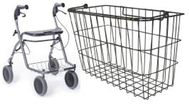 Huvudbild Rollatorkorg Fellow, smal/bred/hög