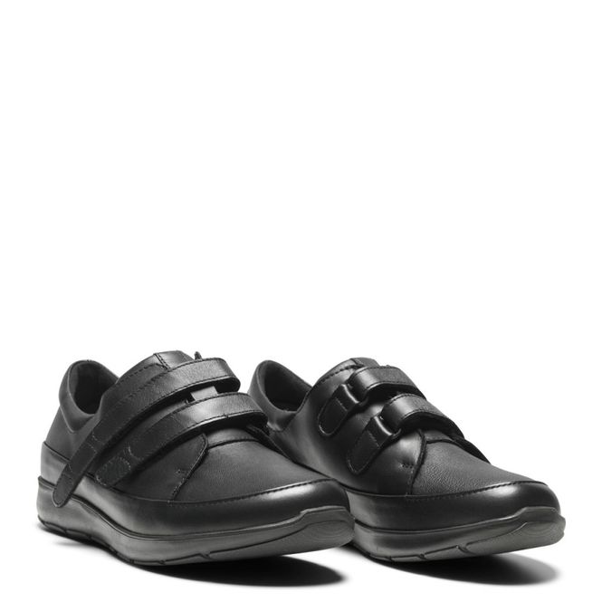 Huvudbild New Feet Sko med två kardborreband, svart